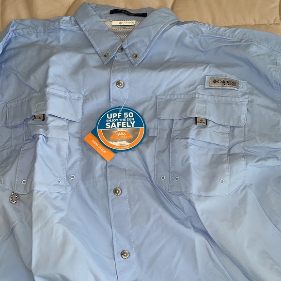 Columbia SPF Summer Hiking Fishing Shirt and Swim Trunks XL Bundle of 2!🐠🎣 - Picture 2 of 4